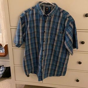Men’s large dickies button down short sleeve